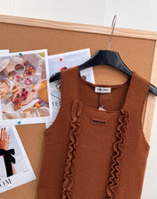 MIUMIU 26S SQUARE-NECK SWEATER STYLE 1106