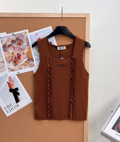 MIUMIU 26S SQUARE-NECK SWEATER STYLE 1106