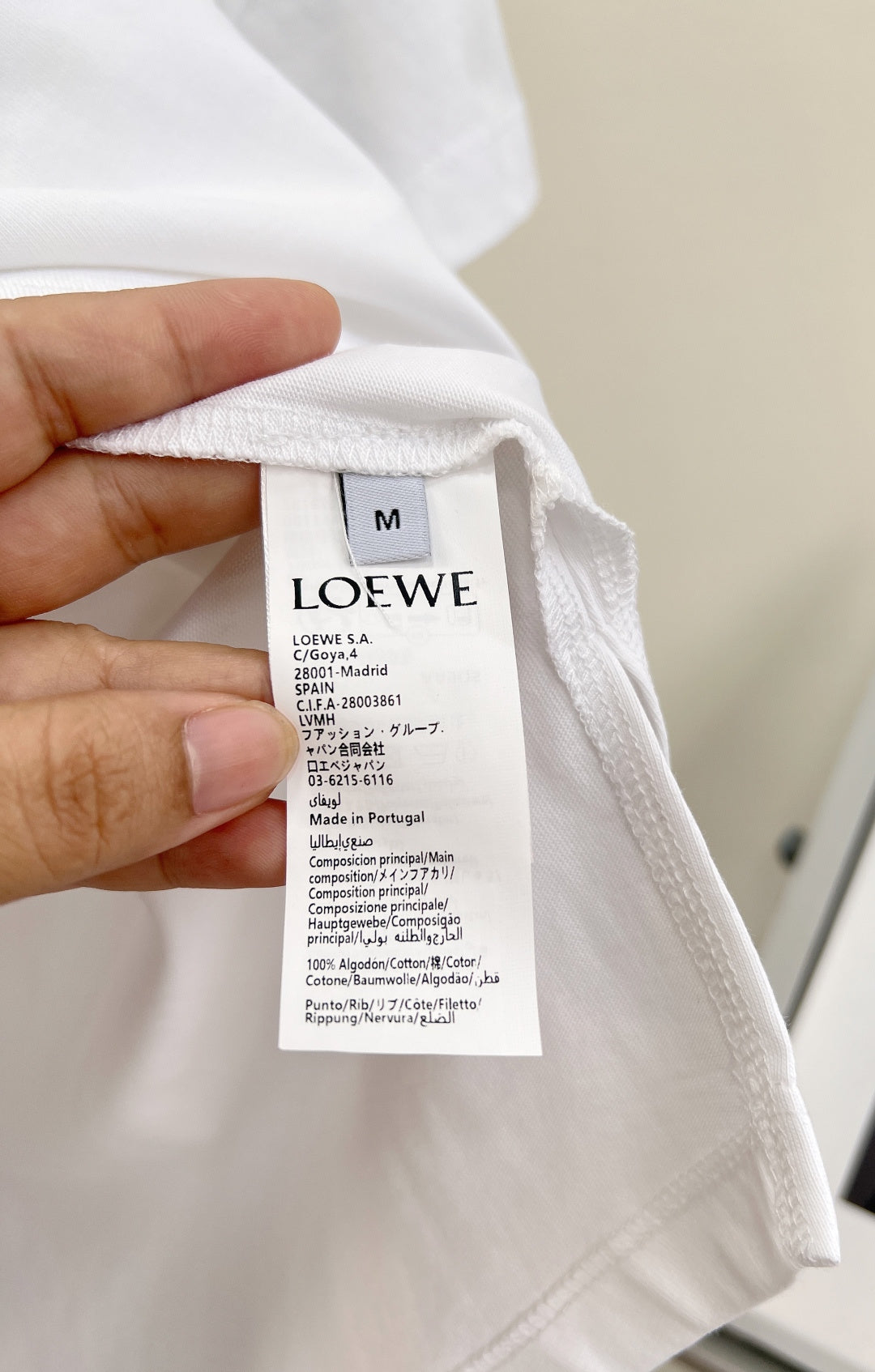 LOEWE 26S CREWNECK SHORT SLEEVE T-SHIRT 356