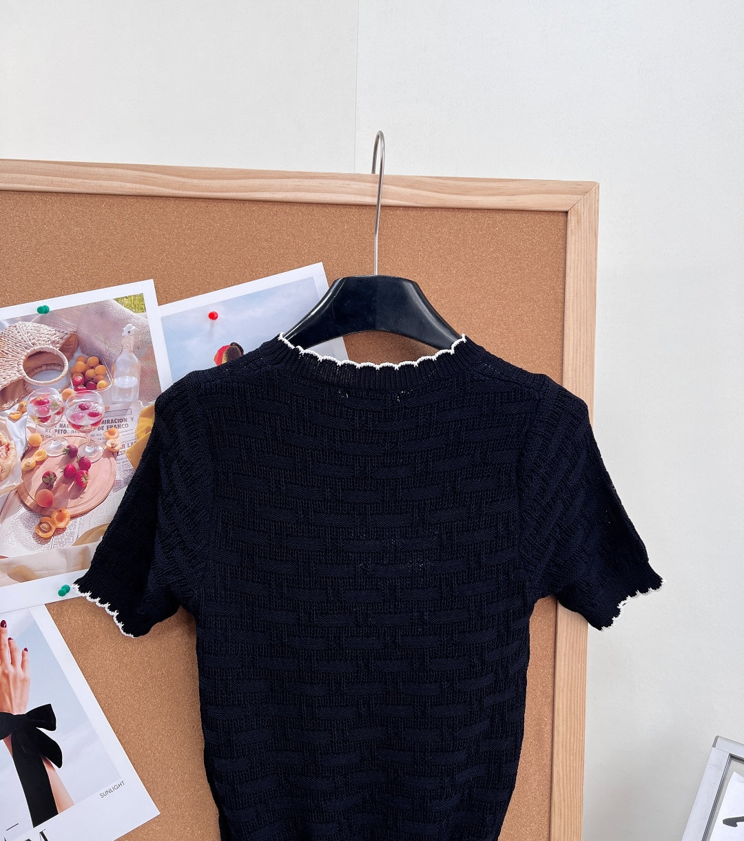 CHANEL 26S SHORT-SLEEVE KNIT TOP STYLE 1147