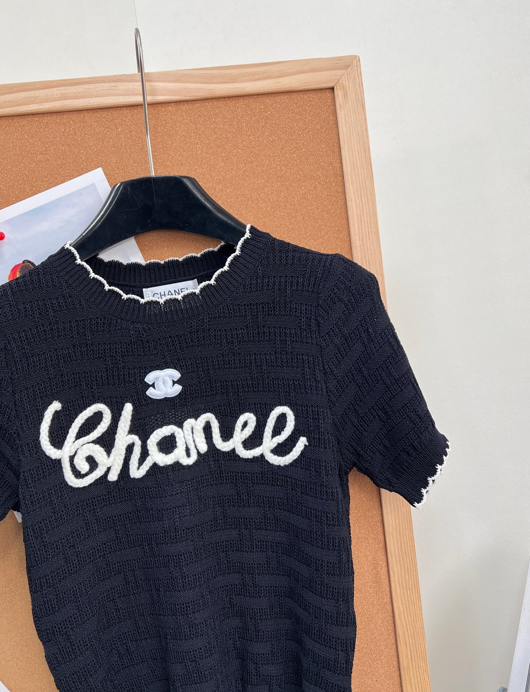 CHANEL 26S SHORT-SLEEVE KNIT TOP STYLE 1147