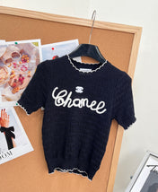 CHANEL 26S SHORT-SLEEVE KNIT TOP STYLE 1147