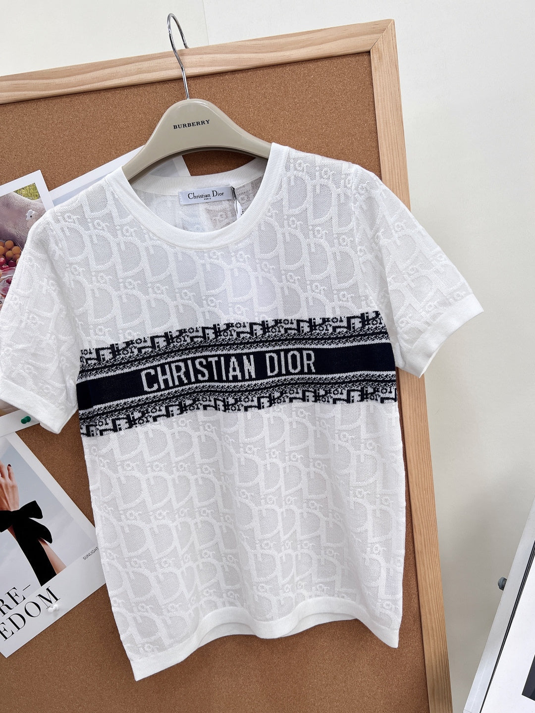 DIOR 26S SHORT-SLEEVED SWEATER 1245
