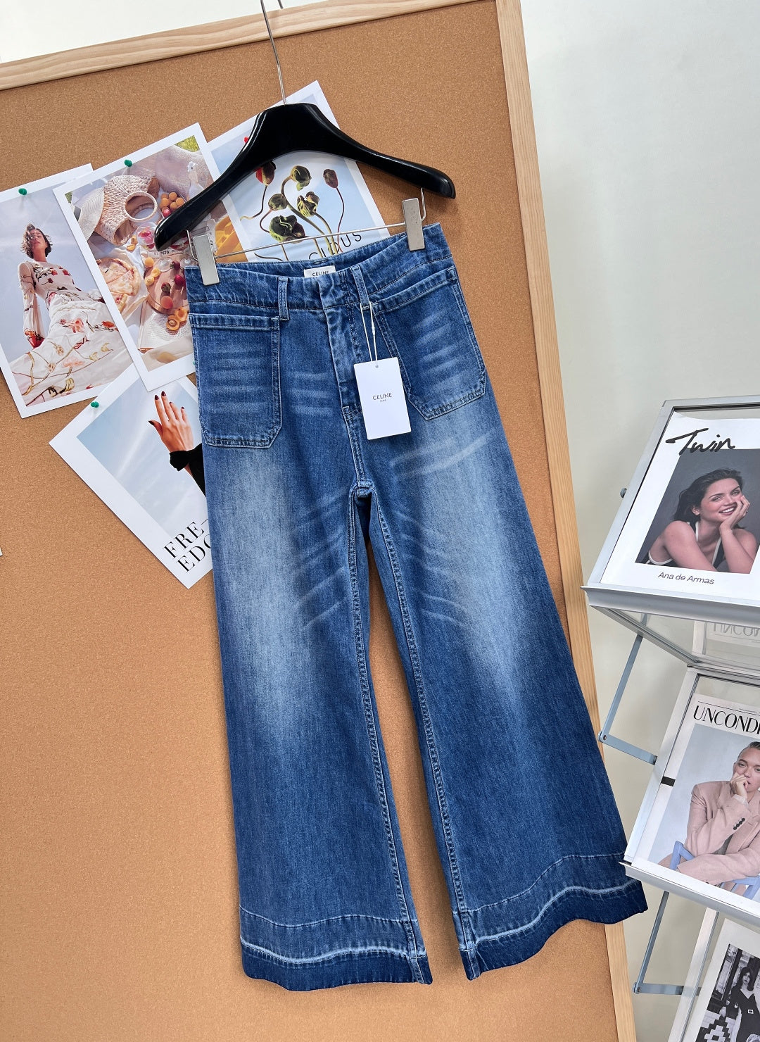 CELINE 26S WIDE LEG JEANS 290