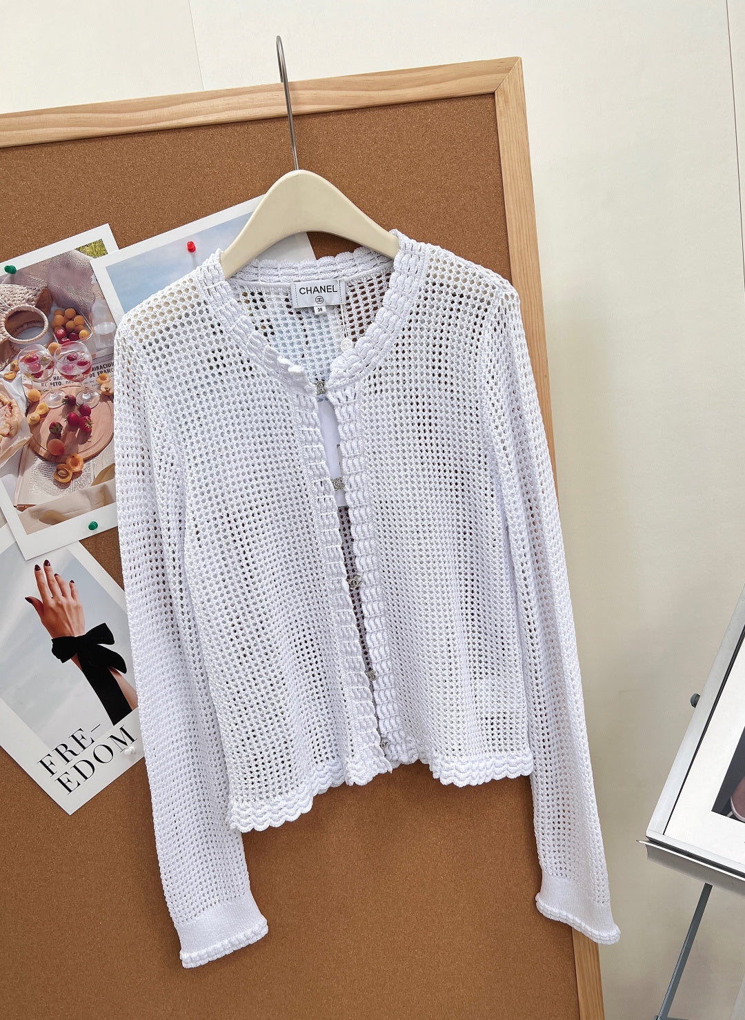 CHANEL 26S OPEN KNIT CARDIGAN STYLE 1243
