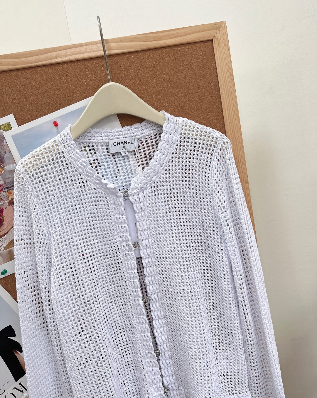 CHANEL 26S OPEN KNIT CARDIGAN STYLE 1243