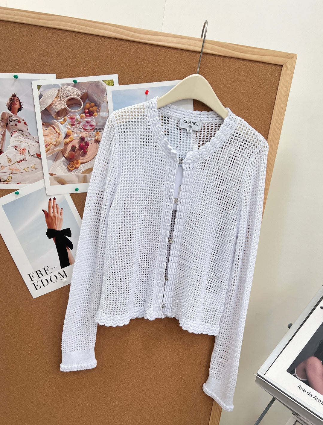 CHANEL 26S OPEN KNIT CARDIGAN STYLE 1243