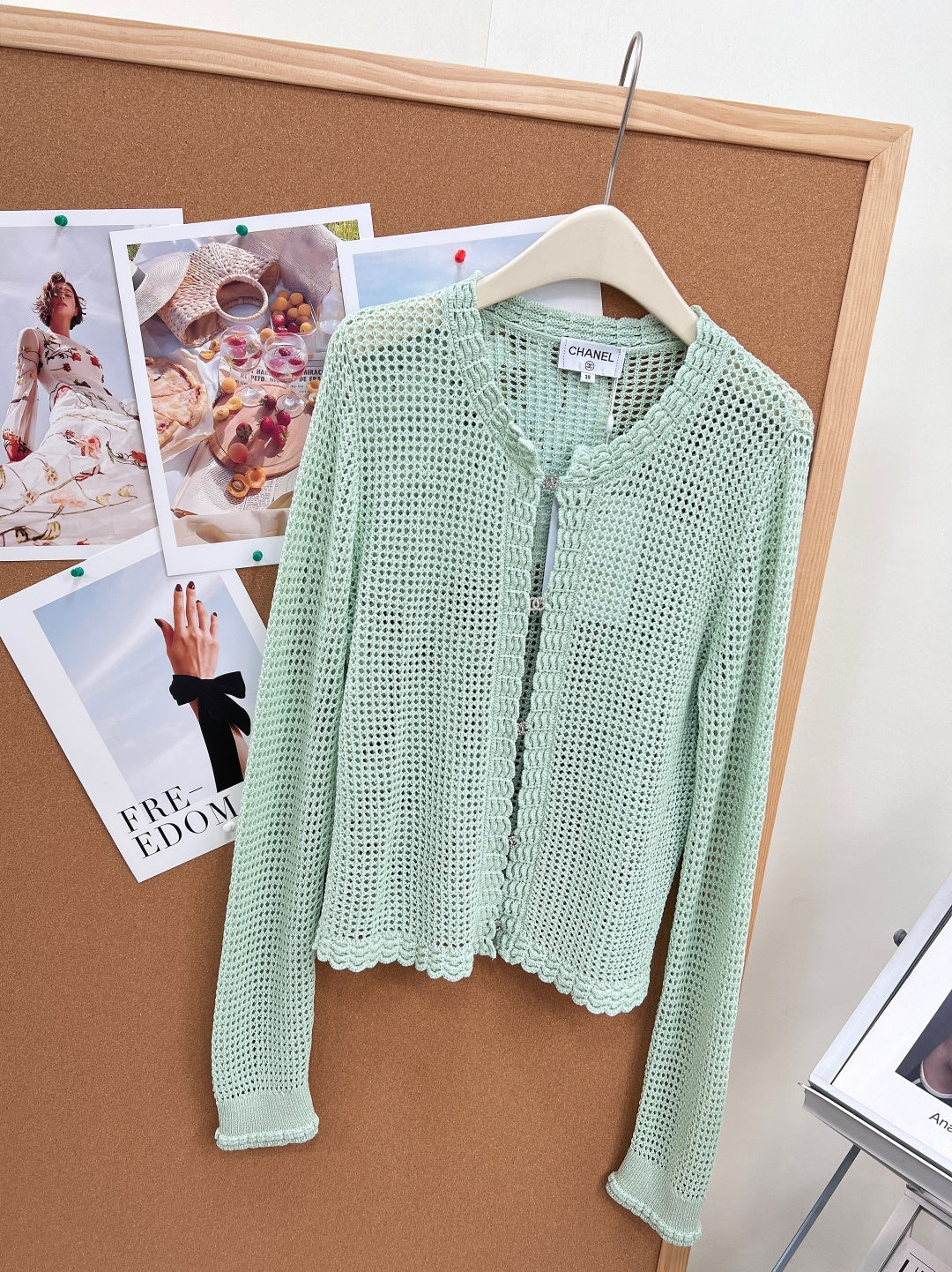 CHANEL 26S OPEN KNIT CARDIGAN STYLE 1242