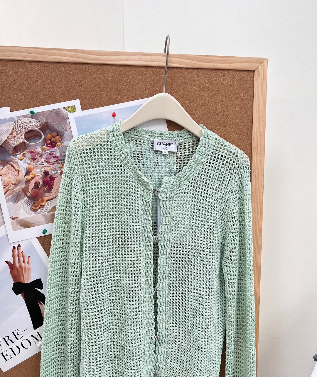 CHANEL 26S OPEN KNIT CARDIGAN STYLE 1242