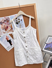 CHANEL 26S DENIM CAMI DRESS 1411