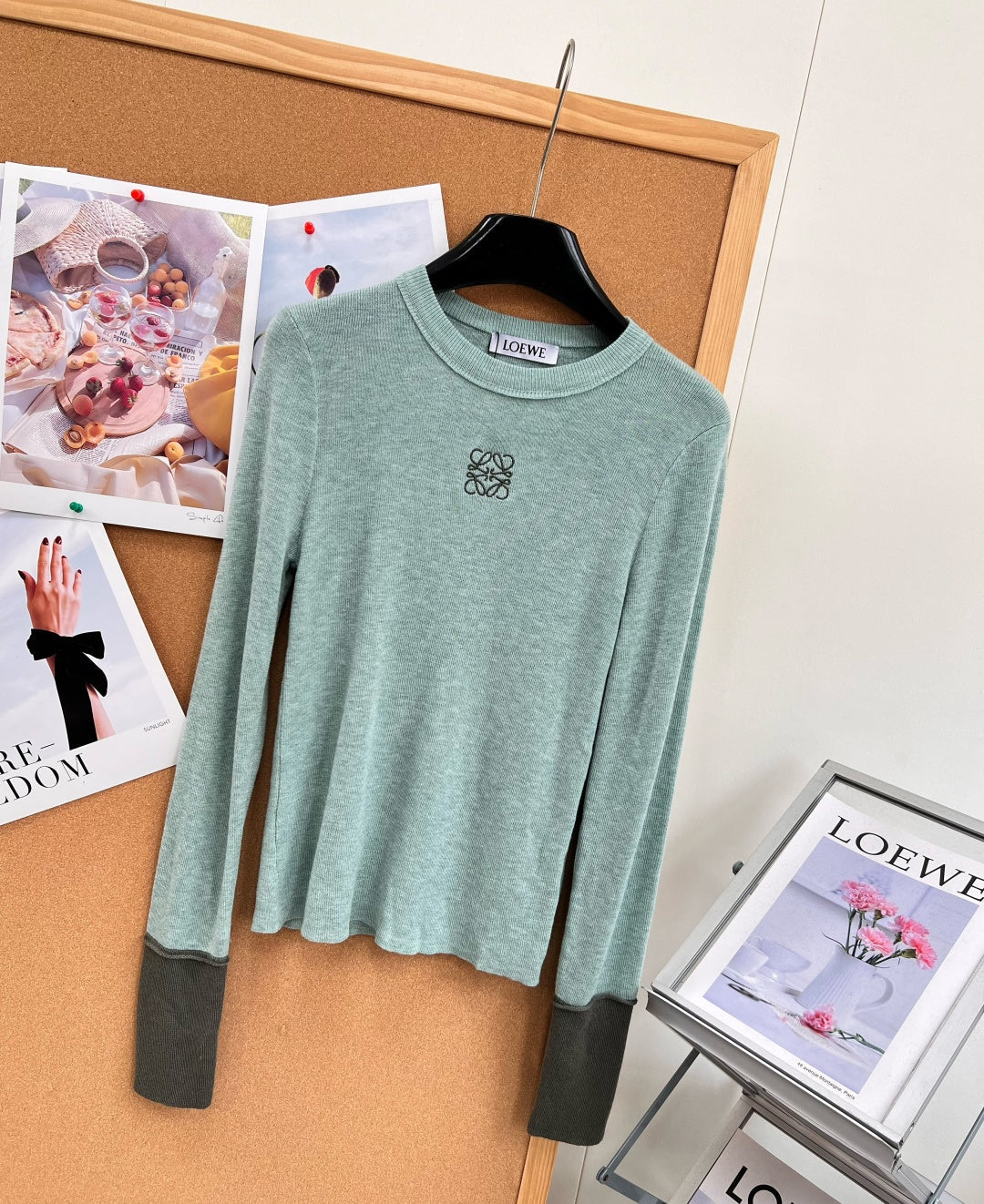 LOEWE 26S LONG-SLEEVE KNIT TOP 670