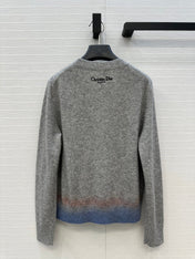 DIOR CASHMERE SWEATER WITH FLORAL EMBROIDERY 276197