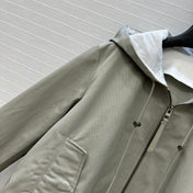 LOEWE HOODED JACKET WITH EMBROIDERED LOGO 276080