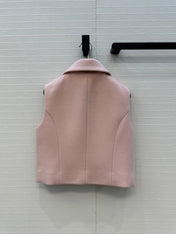CHANEL 25S KNIT VEST WITH TWO HEART-SHAPED POCKETS 346