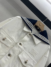 MIUMIU DENIM JACKET AND SKIRT SET 274647