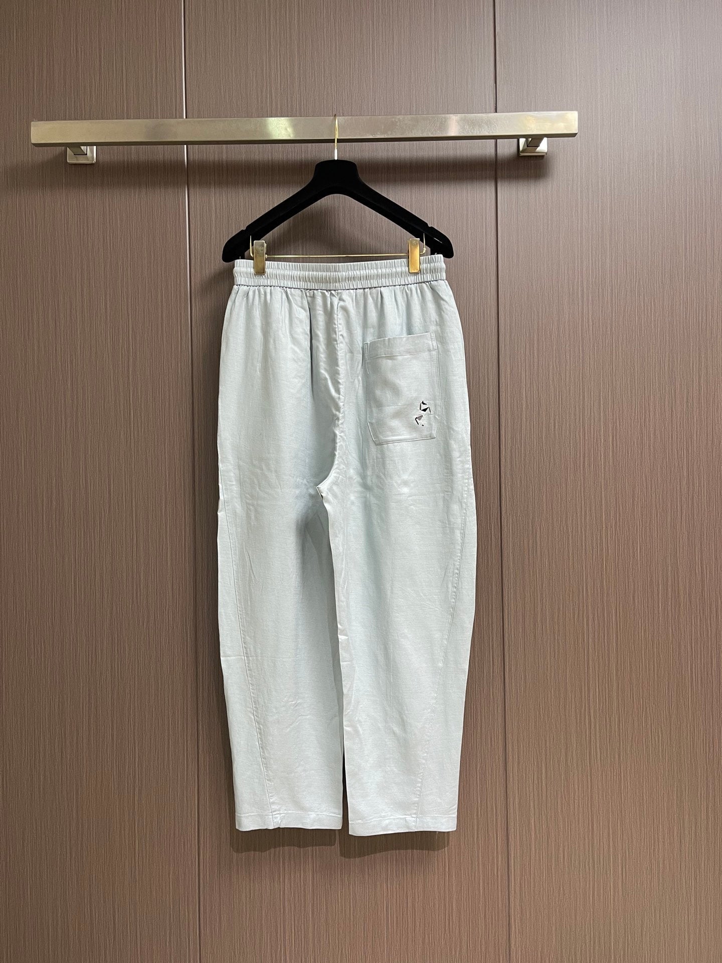 HERMES 26S DRAWSTRING ELASTIC-WAIST PANTS 721