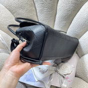 CHANEL 26S BAGUETTE BAG 31 IN BLACK CAVIAR CALFSKIN