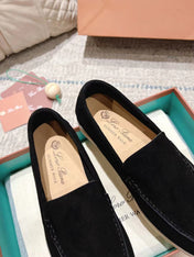 LP LOAFERS 25S IN BLACK SUEDE