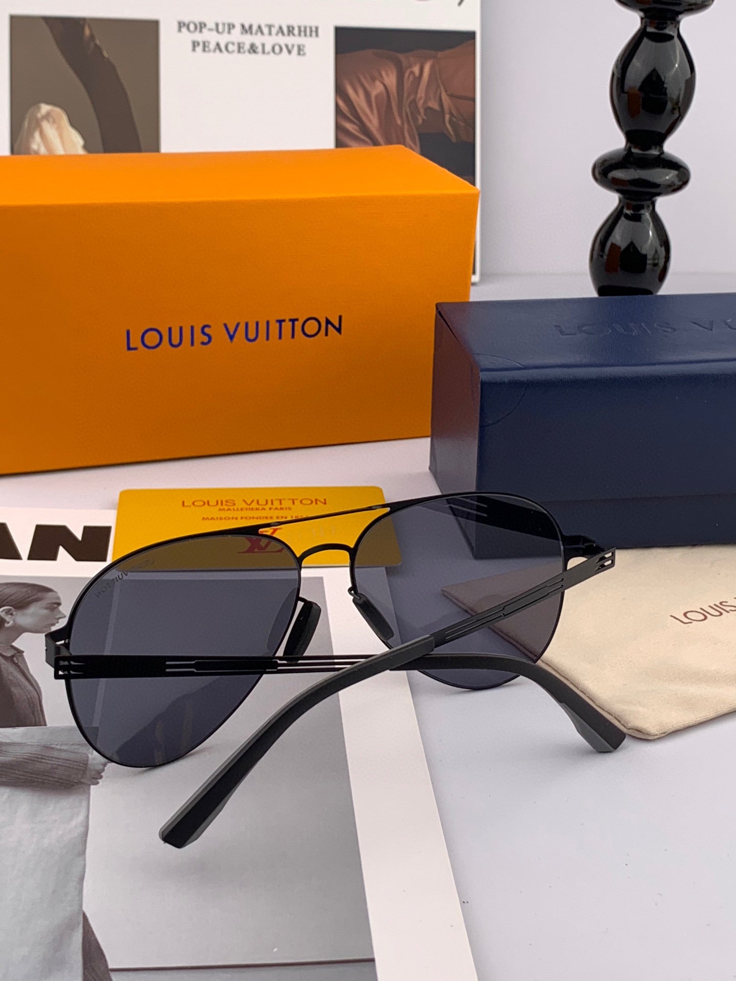 PILOT SUNGLASSES L169 IN METAL