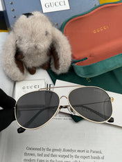 AVIATOR FRAME SUNGLASSES G2203 IN METAL