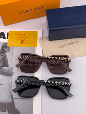 SQUARE SUNGLASSES L3992 IN ACETATE EMBOSSED LOGO