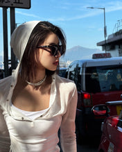 CAT EYE SUNGLASSES L6907 IN ACETATE