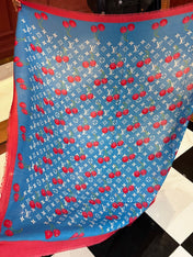 LV SCARF 140 CM IN CASHMERE 721494