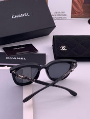 CHANEL 26S ROUND SQUARE FRAME SUNGLASSES IN ACETATE 408296