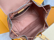 LV 25S MONTSOURIS 33 IN BROWN MONOGRAM CANVAS LEATHER TRIM GOLD HARDWARE