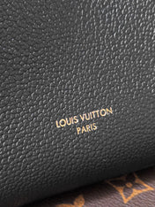 LV 25S LOW KEY ALL IN BB 18 IN BLACK CALFSKIN GOLD HARDWARE