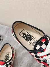 VALENTINO 25S GARAVANI X VANS SNEAKERS IN MULTICOLOR CANVAS