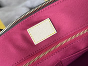 GRAND PALAIS TOTE BAG 34 IN BROWN MONOGRAM COATED CANVAS
