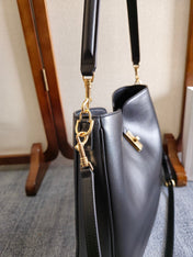 MEDIUM CAMILLE 16 SOFT BAG 36 BLACK IN SMOOTH CALFSKIN