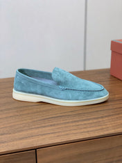 LP LOAFERS 25S IN SKY BLUE SUEDE