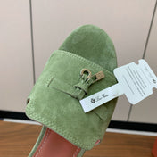 LP HIGH HEELS 25S IN SAGE GREEN SUEDE