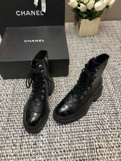 SHORT BOOTS BLACK LAMBSKIN