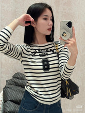 DIOR 25S STRIPED KNITTED SWEATER 765