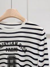 DIOR 25S STRIPED KNITTED SWEATER 765