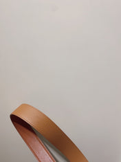 YSL 25S BELT 30 MM IN BROWN CALFSKIN 520627