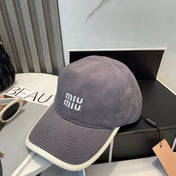 MM BASEBALL CAP IN GREY FABRIC STYLE 3