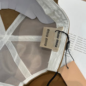 MIUMIU VELVET BASEBALL CAP STYLE 61