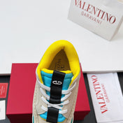 VALENTINO 25S RUNBOOT SNEAKERS IN MULTICOLOR LAMBSKIN