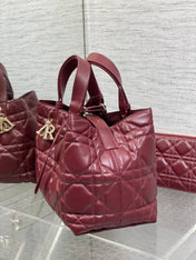 ALWAYS MEDIUM 28 BAG IN BURGUNDY RED MACROCANNAGE CALFSKIN