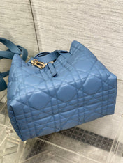 ALWAYS MEDIUM 28 BAG IN AZURE BLUE MACROCANNAGE CALFSKIN