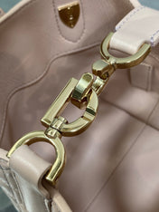 DIOR 25S ALWAYS MINI BAG 13 IN LIGHT PINK MACROCANNAGE CALFSKIN GOLD HARDWARE