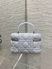 DIOR 26S MINI VANITY 17 IN LIGHT GREY LAMBSKIN