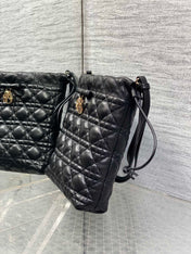 DIOR 26S ADIORABLE BUCKET BAG 20 IN BLACK LAMBSKIN