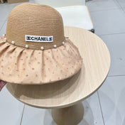 WIDE BRIM HAT IN BROWN STRAW 673032
