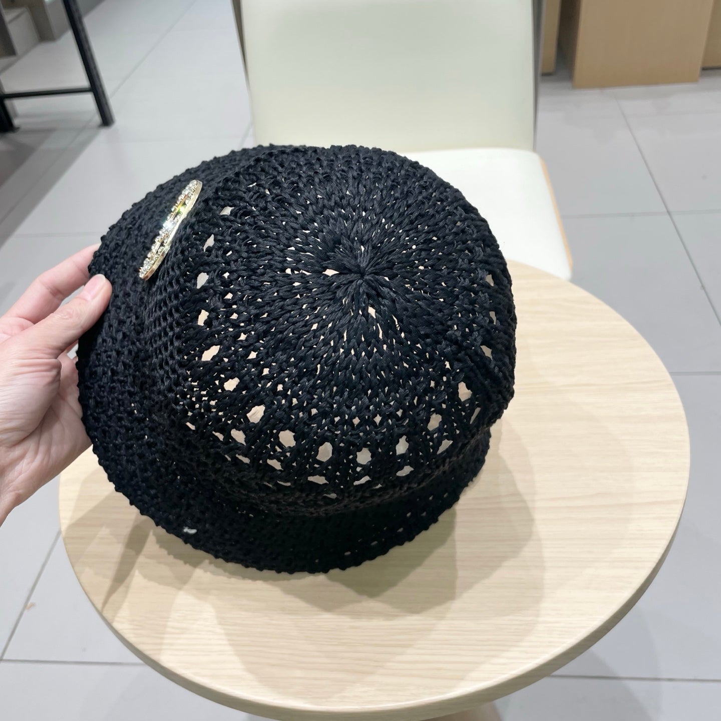 DIOR 26S DIOR STRAW BUCKET HAT STYLE 80