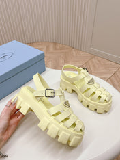 Pra Rubber Monolith Sandals 55 Vanilla